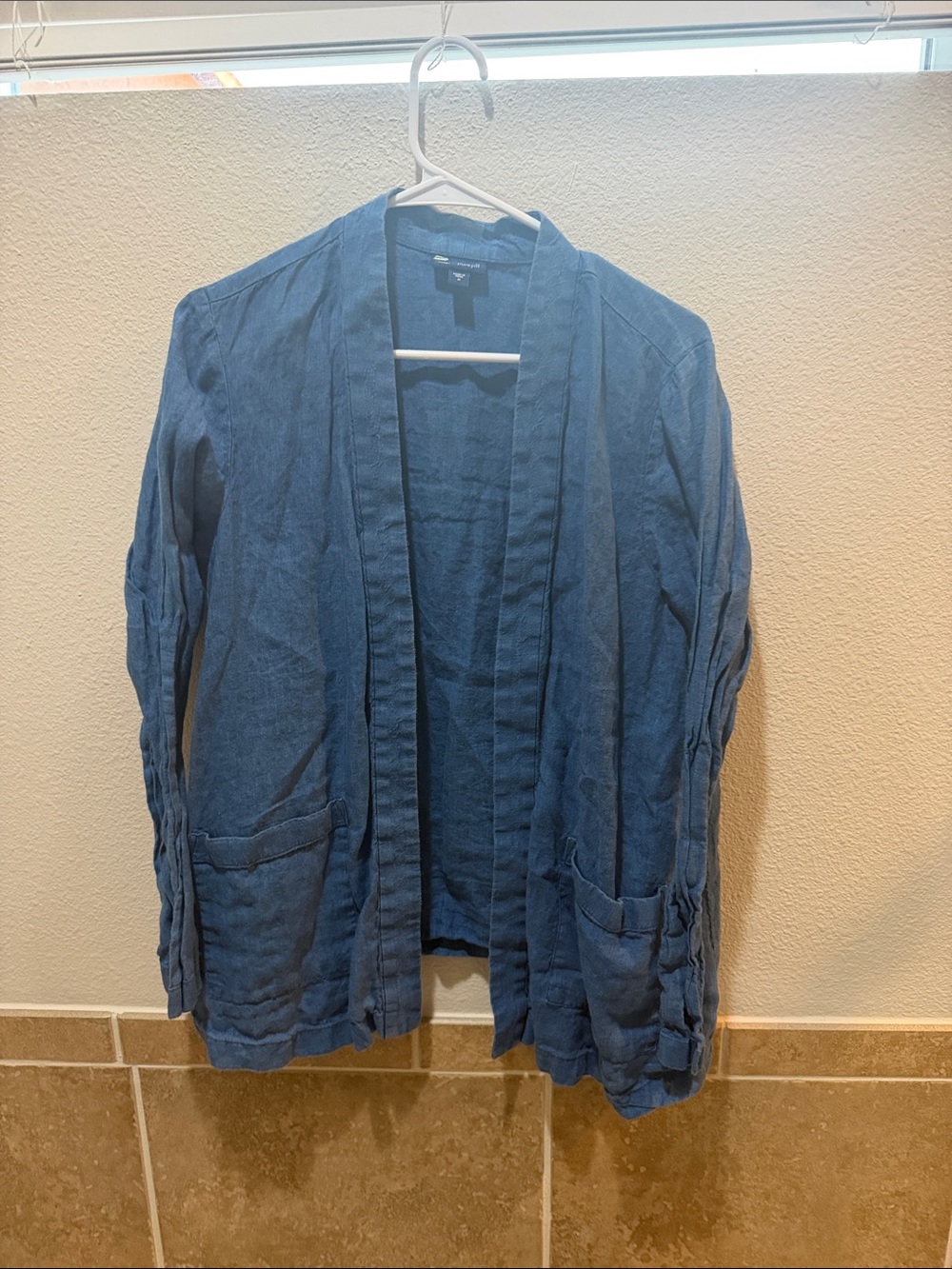 DenimOpen Front Lightweight Cardigan